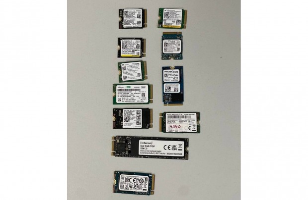 M.2 Pcie (Nvme) SSD 256GB tbb darab 2230 s 2280