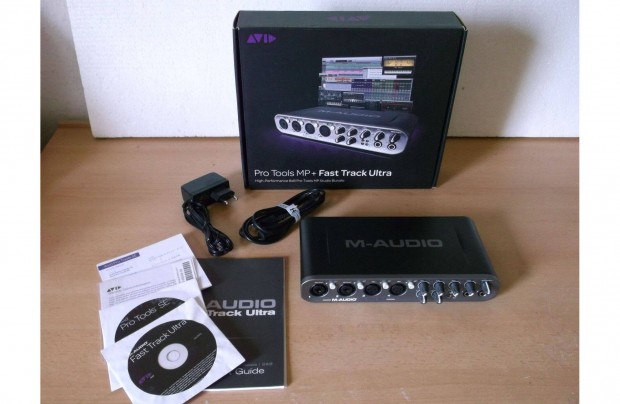 M-Audio Fast Track Ultra USB kls hangkrtya audio interfsz