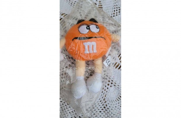 M&M's narancsszínű plüss figura