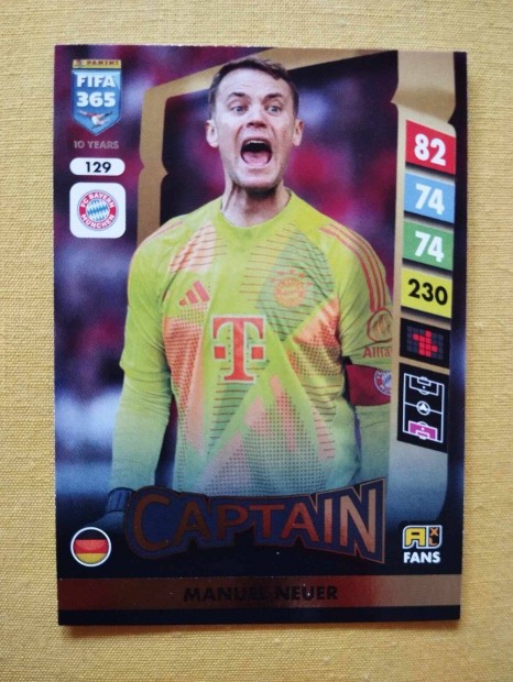 M. Neuer (Bayern Mnchen) FIFA 365 2025 Captain focis krtya