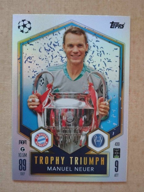 M. Neuer (Bayern Mnchen) Trophy Triumph BL 2024/25 focis krtya