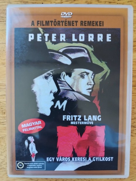 M - egy város keresi a gyilkost dvd Fritz Lang