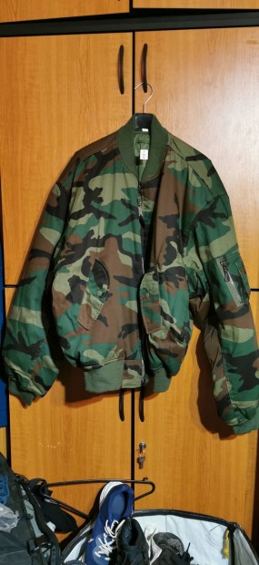 Ma-1 pilota bomber dzseki vszon 2XL. 