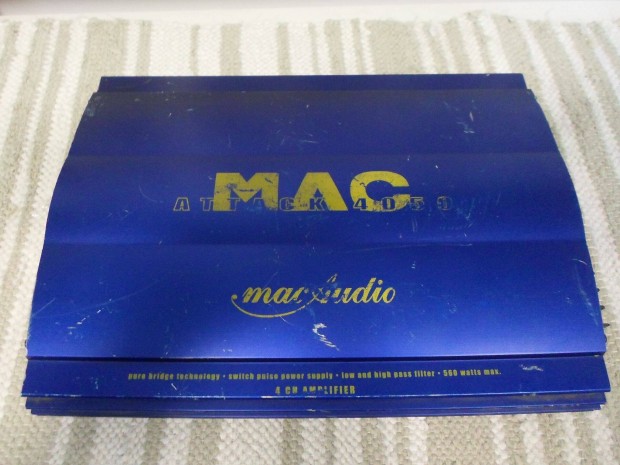 Macaudio Macattack 4050 4 csatorns hidalhat auts erst 560W