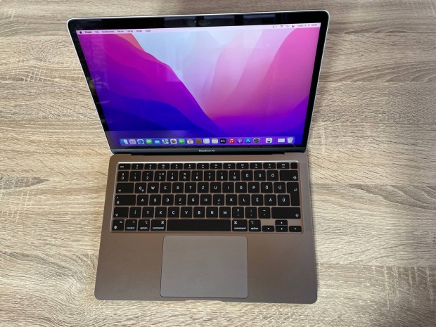 Macbook Air 13" M1 16GB ram, 256GB ssd, magyar billentyze