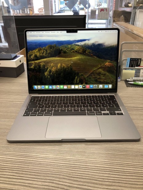 Macbook Air M2 2022, jszer, 256GB, Astro Grey, Garancia