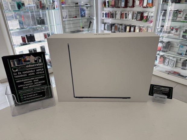 Macbook Air M3 15" Újszerű/2025.09.03. Apple Gar./Akku 100%/p4295