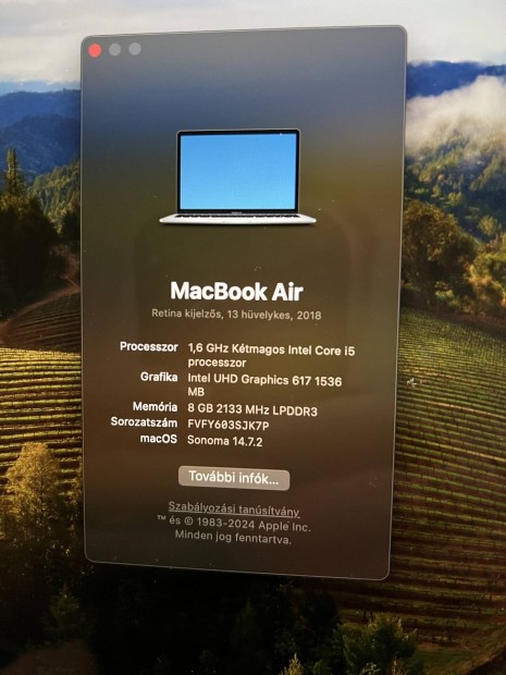 Macbook Air Retina 13" 2018