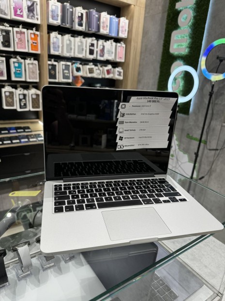 Macbook Pro 13 Wi-Fi 1024 GB, 12 h garancia