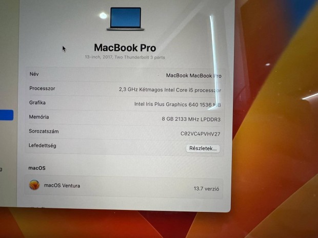 Macbook Pro 2017