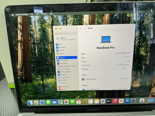 Macbook Pro m1 8GB 256GB