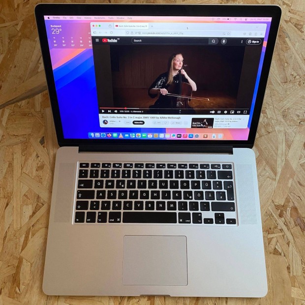 Macbook pro mid 2015 15 inch eladó