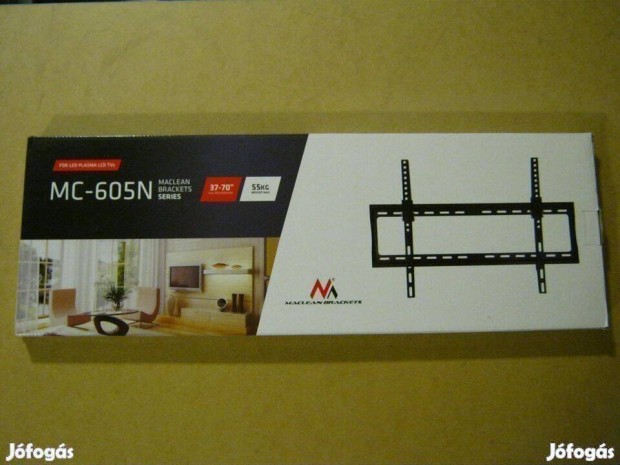 Maclean MC-605N, 37"-70" 55kg TV Fali konzol. Új!