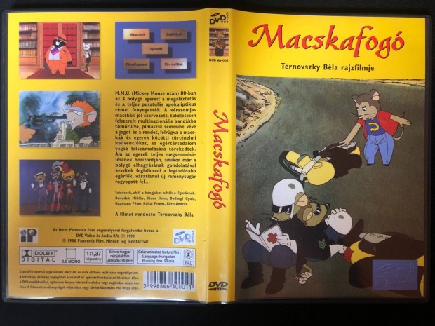 Macskafog DVD (ritkasg, eredeti feljtatlan vltozat)