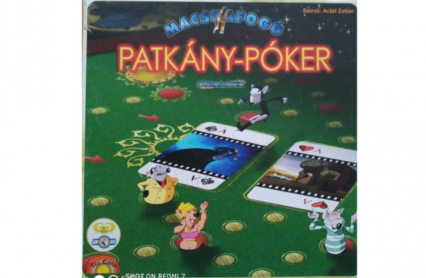 Macskafogó Patkány-póker társasjáték