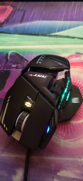 Mad Catz R.A.T. 6+ optikai eg�r 12.000 dpi - s�lyozhat�