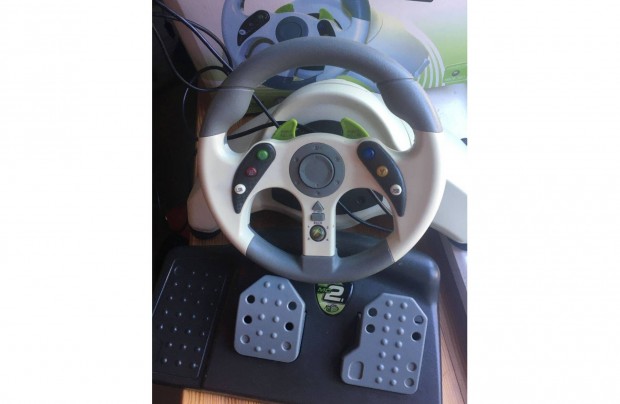 Mad Catz Xbox 360 MC2 Microcon Racing Wheel & Pedals