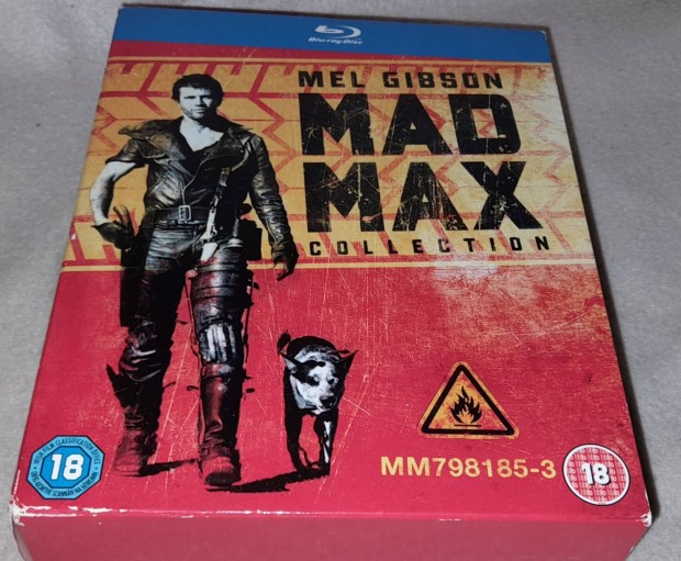 Mad Max 1-2-3 Trilgia Dszdoboz Magyar szinkronos Blu-ray 