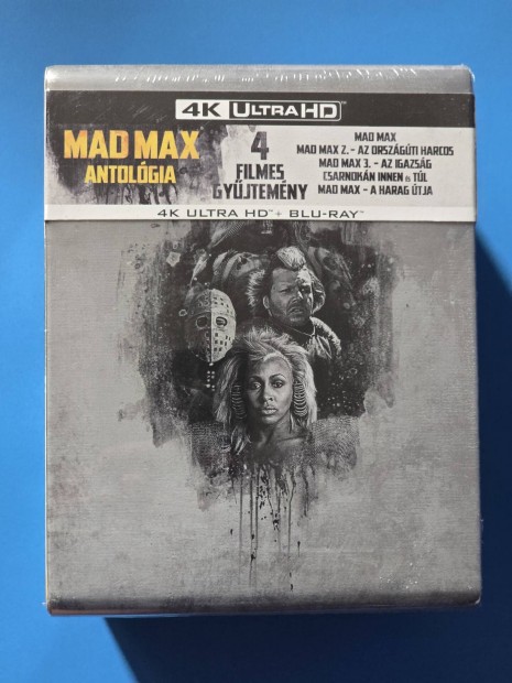 Mad Max 4k mind a 4rész (fémdoboz) blu-ray