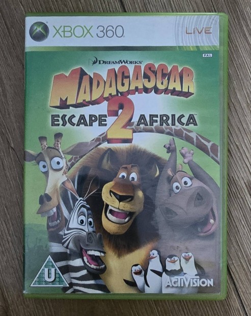Madagascar 2 Xbox 360 hasznlt jtk 