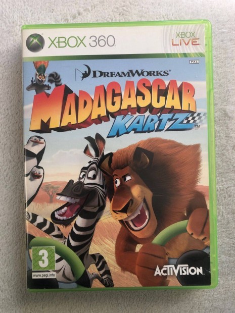 Madagascar Kartz Xbox 360 jtk