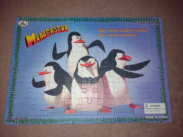 Madagascar gyerek kirak puzzle 1