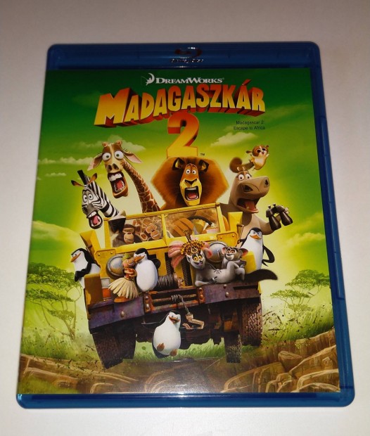 Madagaszkr 2. Animcis Blu-ray Film - Szinkronos!