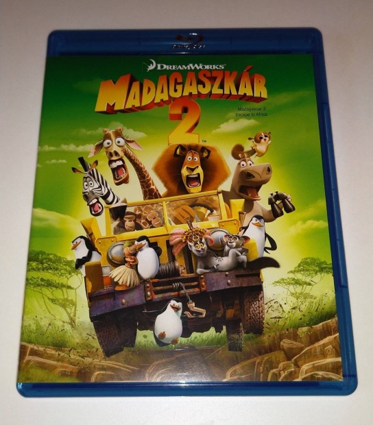 Madagaszkr 2. Animcis Blu-ray Film - Szinkronos!