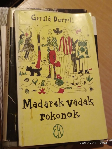 Madarak, vadak, rokonok Gerald Durrell 3000ft buda