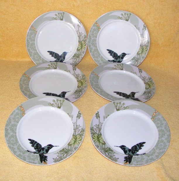 Madaras kolibri porceln kistnyr 6 db