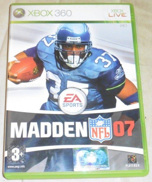 Madden NFL 07 (Amerikai foci) Gyri Xbox 360 Jtk Akr Flron