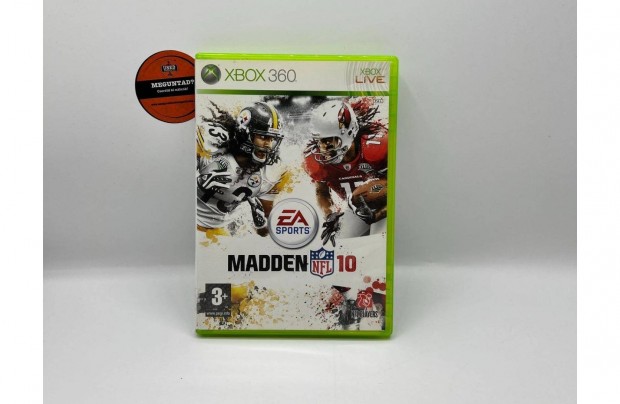 Madden NFL 10 - Xbox 360 jtk, hasznlt