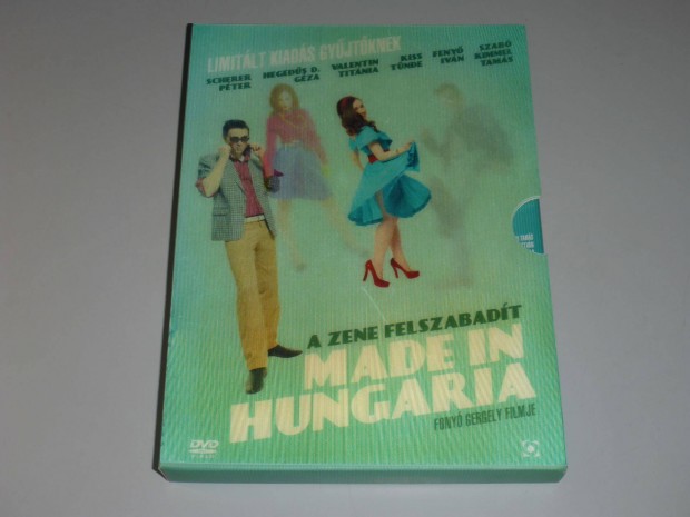 Made in Hungria - A zene felszabadt (lentikulris bortval)DVD film