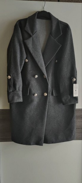 Made in Italy szürke kabát L