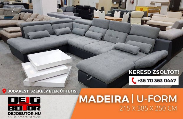 Madeira rugs gray relax sarok kanap lgarnitra 215x385x250cm ualak