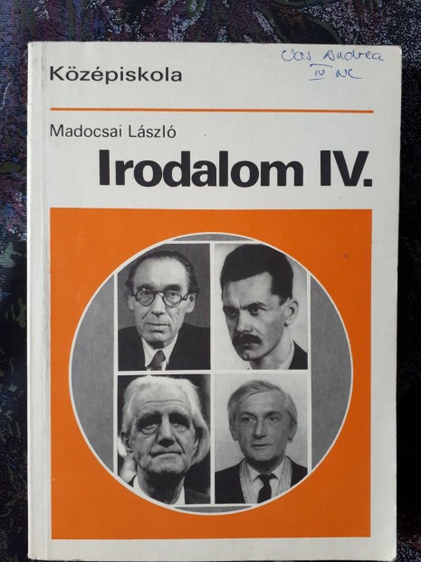 Madocsai Lszl: Irodalom IV. irodalom 12. tanknyv (Nemzeti Tanknyvk