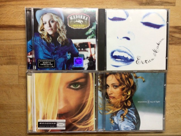 Madonna CD lemezek egytt 4 db elad