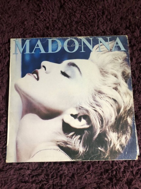 Madonna True Blue LP, bakelit lemez