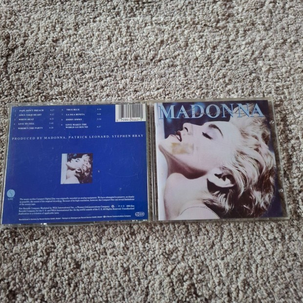 Madonna - True Blue Cd