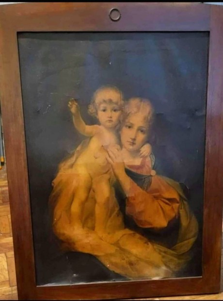 Madonna a gyermekkel olajfestmny