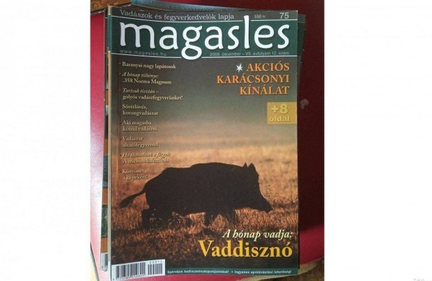 Magasles. Vadszok s fegyverkedvelk magazinja (kb. 30 darab)