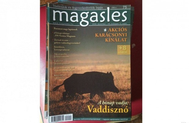 Magasles. Vadszok s fegyverkedvelk magazinja (kzel 30 darab)