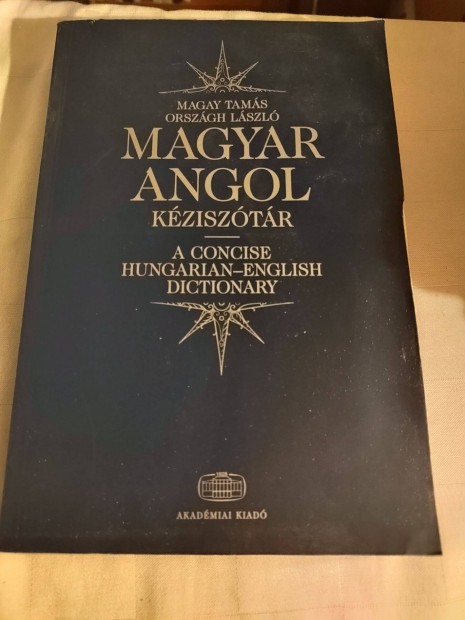 Magay Tamás Országh László: Magyar-angol kéziszótár