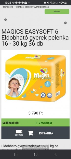 Magics pelenka