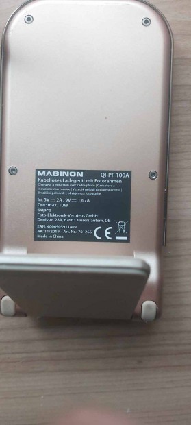 Maginon vezetk nlkli Wireless Qi 10W / 5W tlt, mobiltelefon gyors