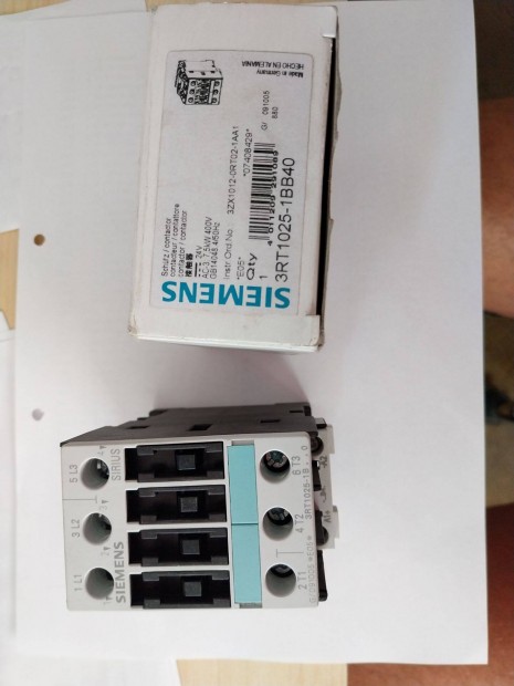 Mgneskapcsol 3RT1025-1BB40 24 VDC Siemens