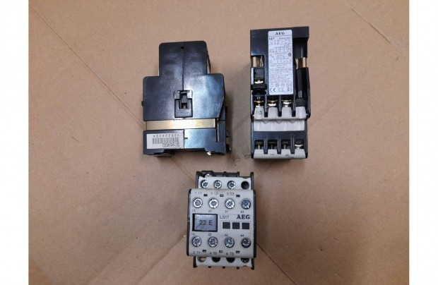 Mgneskapcsol, kontaktor, AEG LS7, 2NO + 5NC, 25A/110V behz tekercs