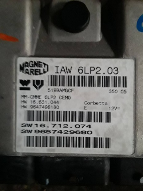 Magneti Marelli Iaw 6LP2.03 Motorvezrl Kulcs