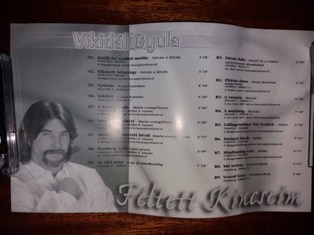 Magnókazetta Vikidál Gyula Féltett Kincseim hibátlan, tesztelve