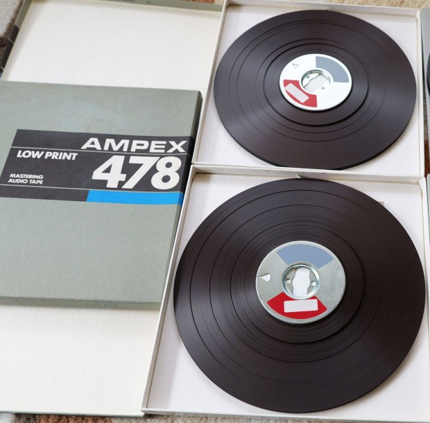 Magnszalag 2 db Ampex 478 Stdi j